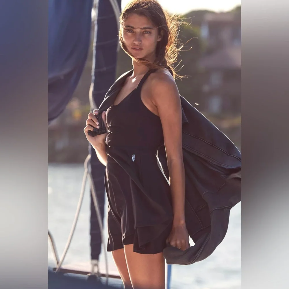 NEW Free People Good Karma Tennis Dress with Shorts [Set] - Picture 4 of 10